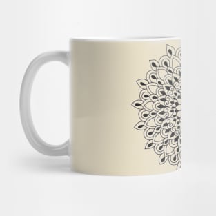 Black Dot Mini Mandala #2 Mug